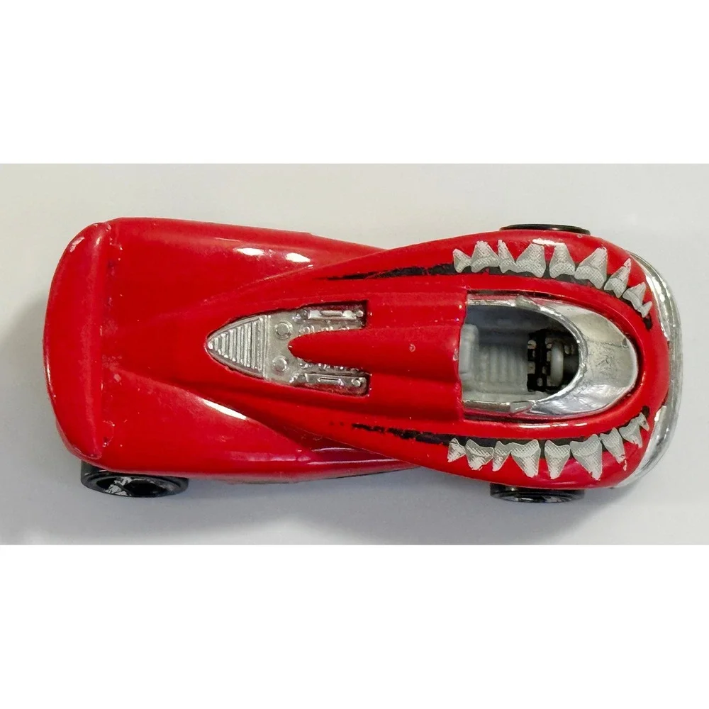 Hot Wheels Sharkruiser Kids 1:64‎ Red Vintage 1990 Die-Cast Fantasy Car